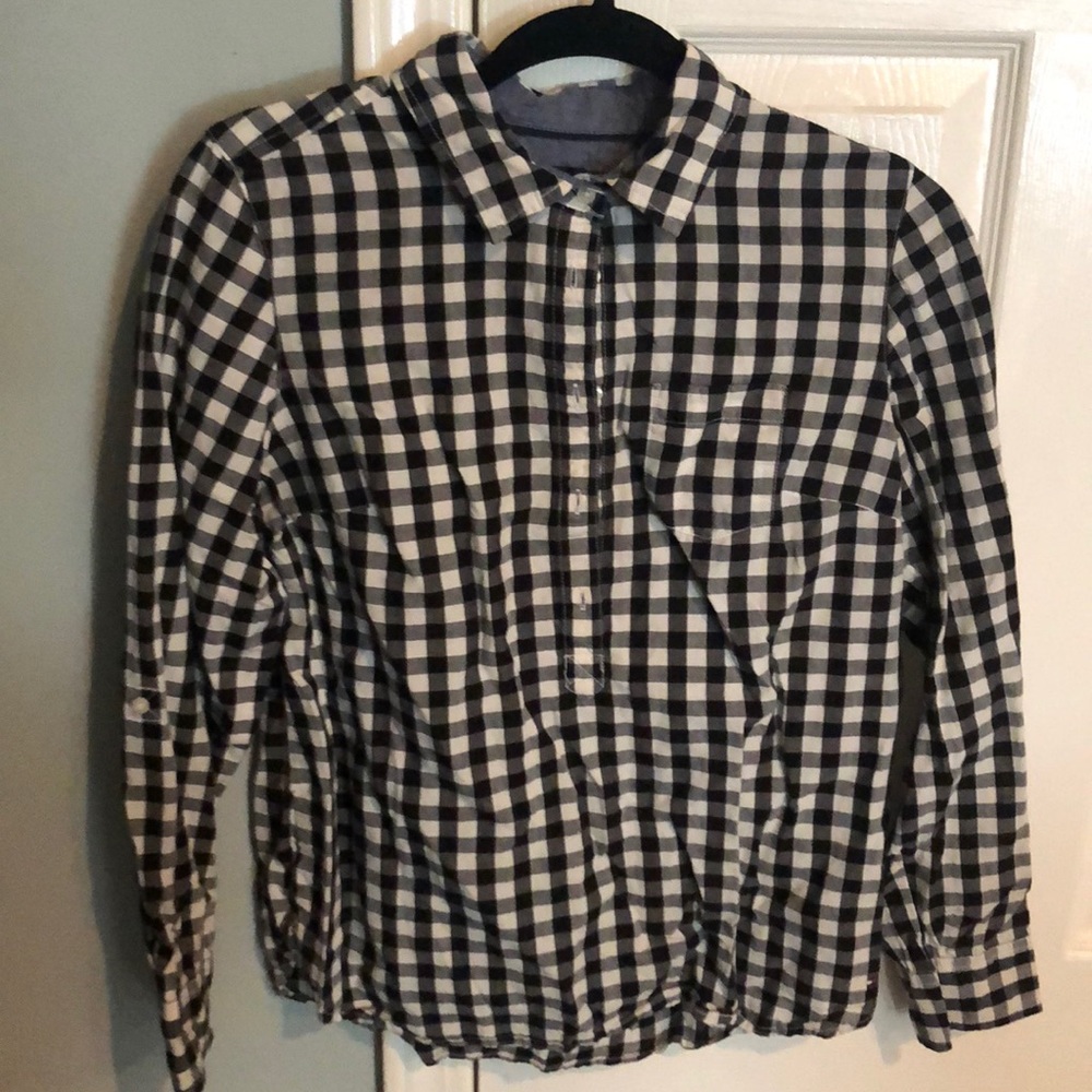 Tommy Hilfiger Women’s Plaid Button Down Shirt